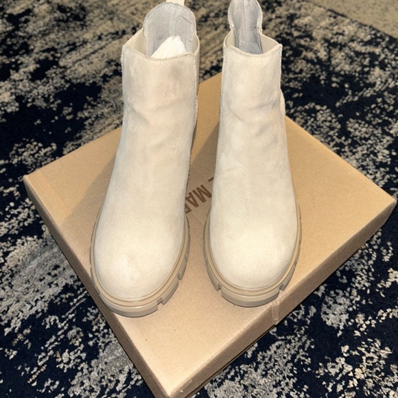 Steve Madden Shoes - Steve Madden Cream Ankle Booties